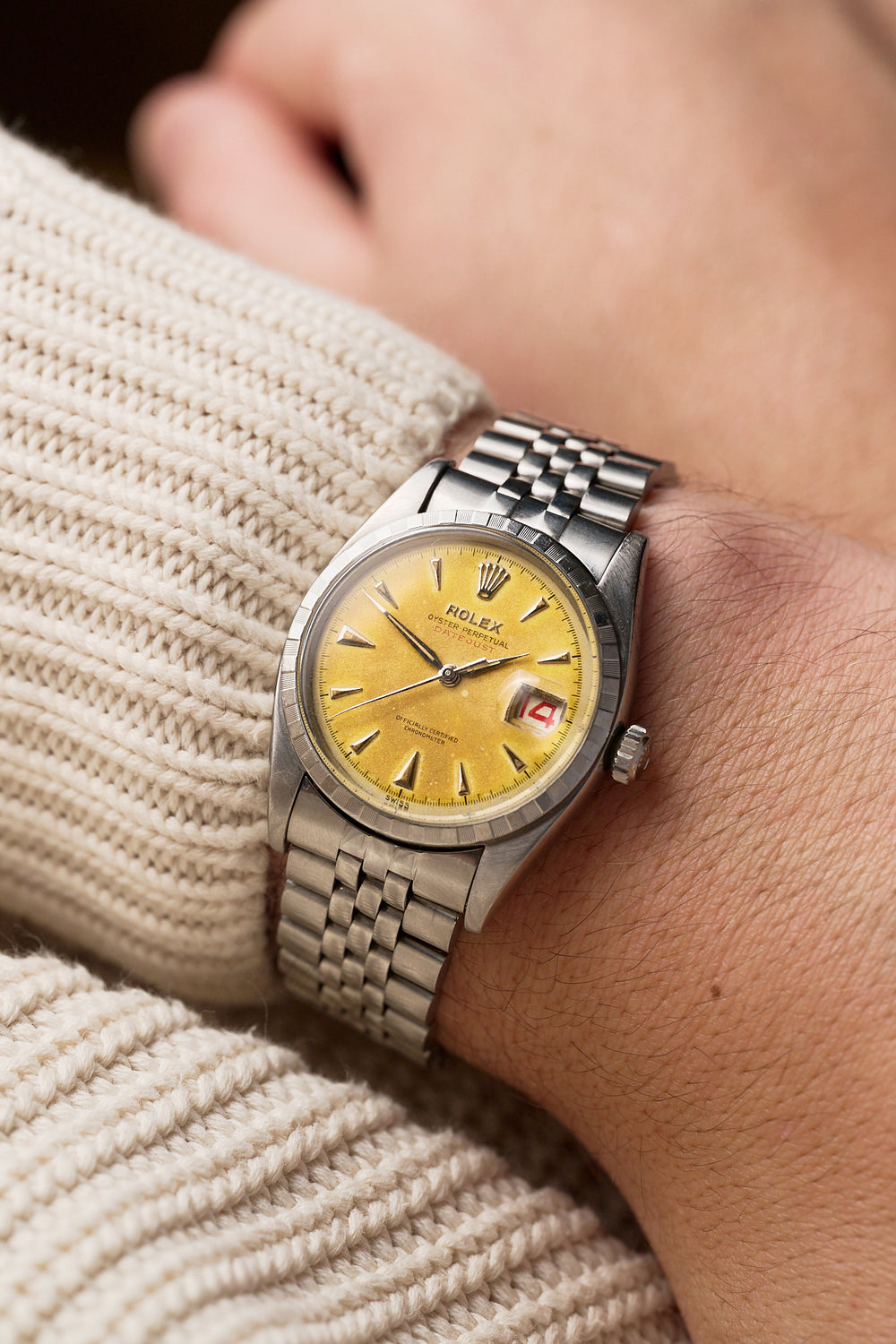 ROLEX DATEJUST 36 6305-2 'TROPICAL DIAL' OVERTTONE