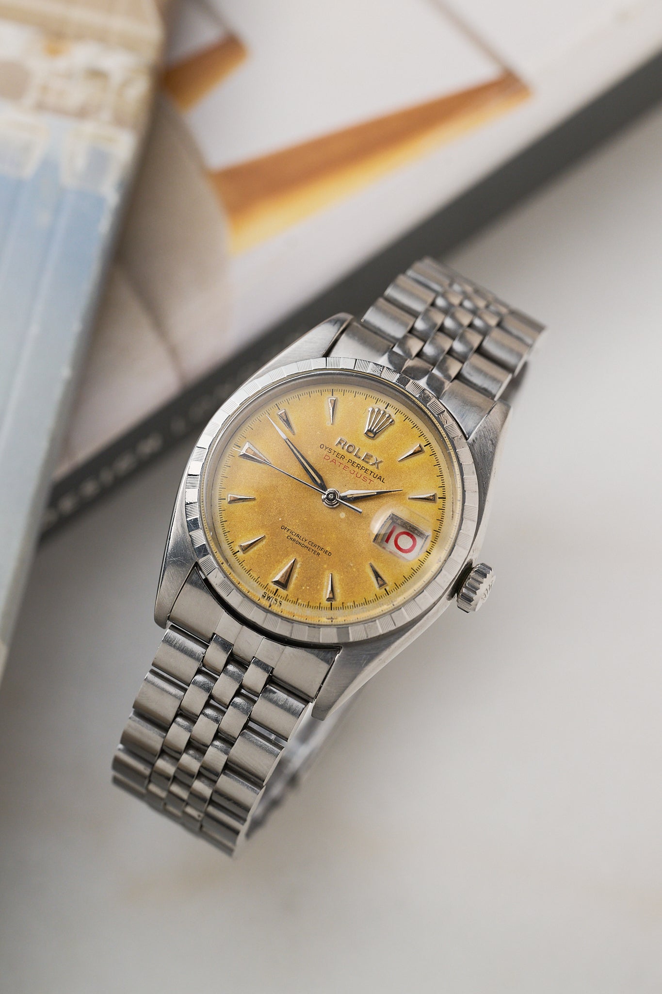 ROLEX DATEJUST 36 6305-2 'TROPICAL DIAL' OVERTTONE