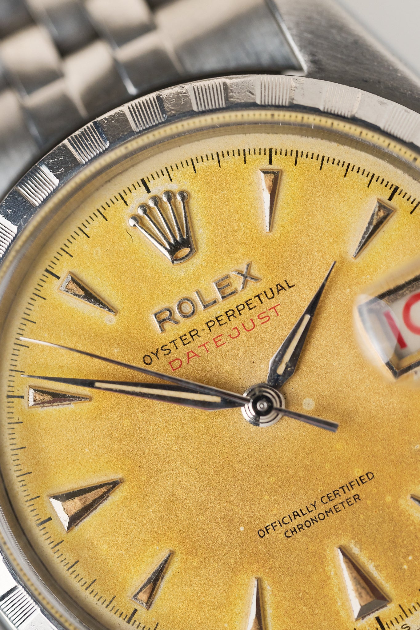 ROLEX DATEJUST 36 6305-2 'TROPICAL DIAL' OVERTTONE