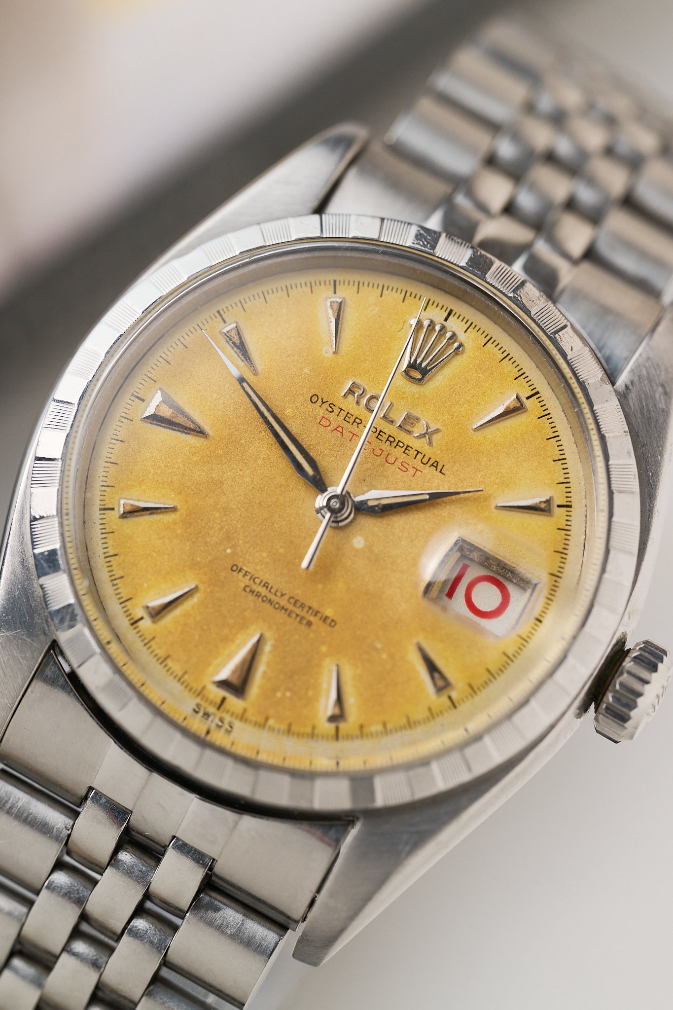 ROLEX DATEJUST 36 6305-2 'TROPICAL DIAL' OVERTTONE