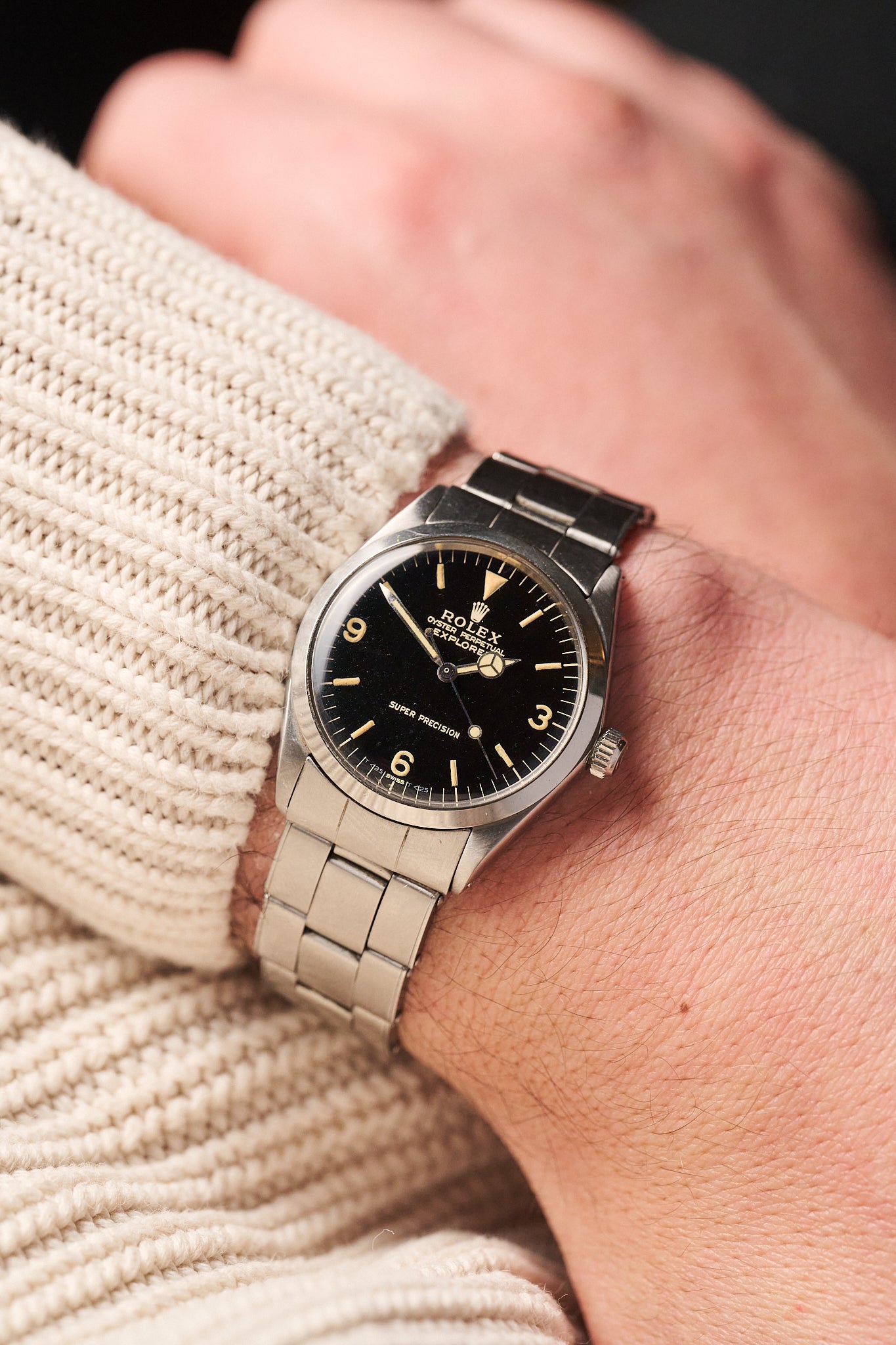 Rolex explorer hot sale super precision