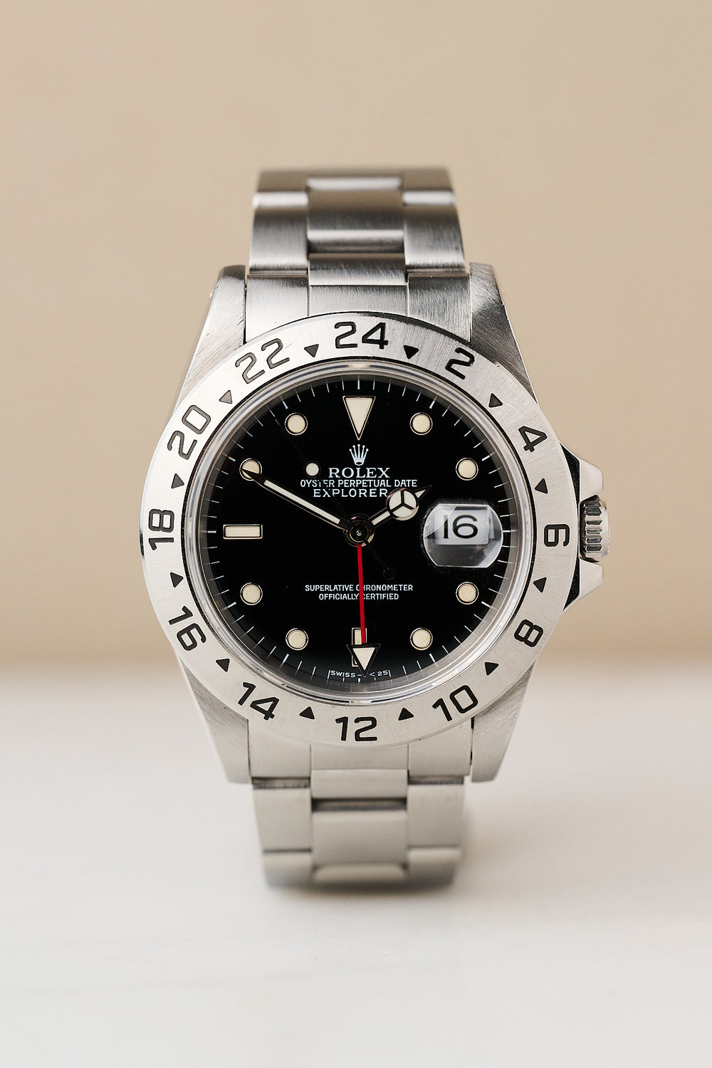 ROLEX EXPLORER II 16570 'BLACK TRITIUM DIAL'