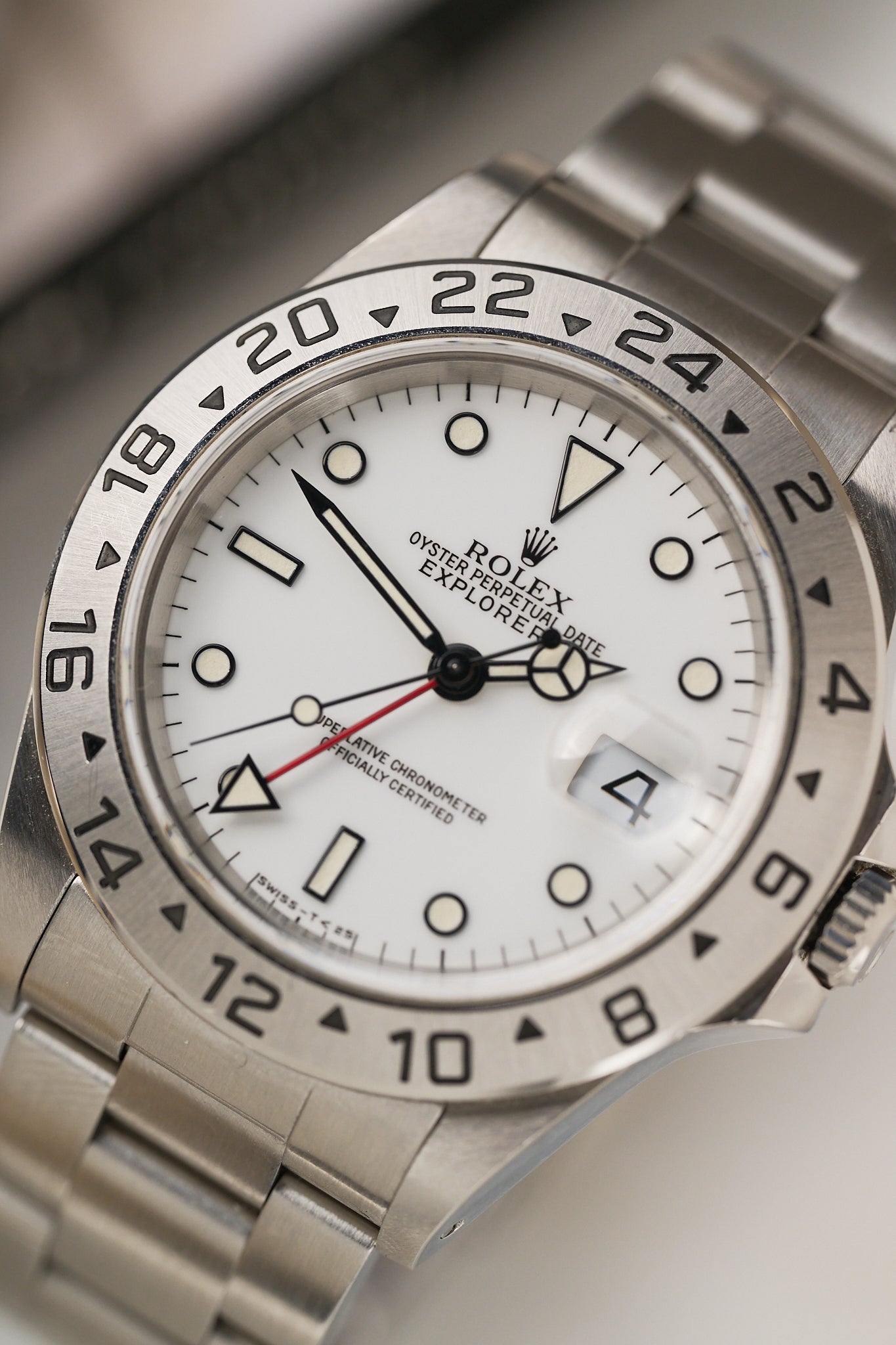 ROLEX EXPLORER II 16570 ‘CHICCHI DI MAIS' FULL SET