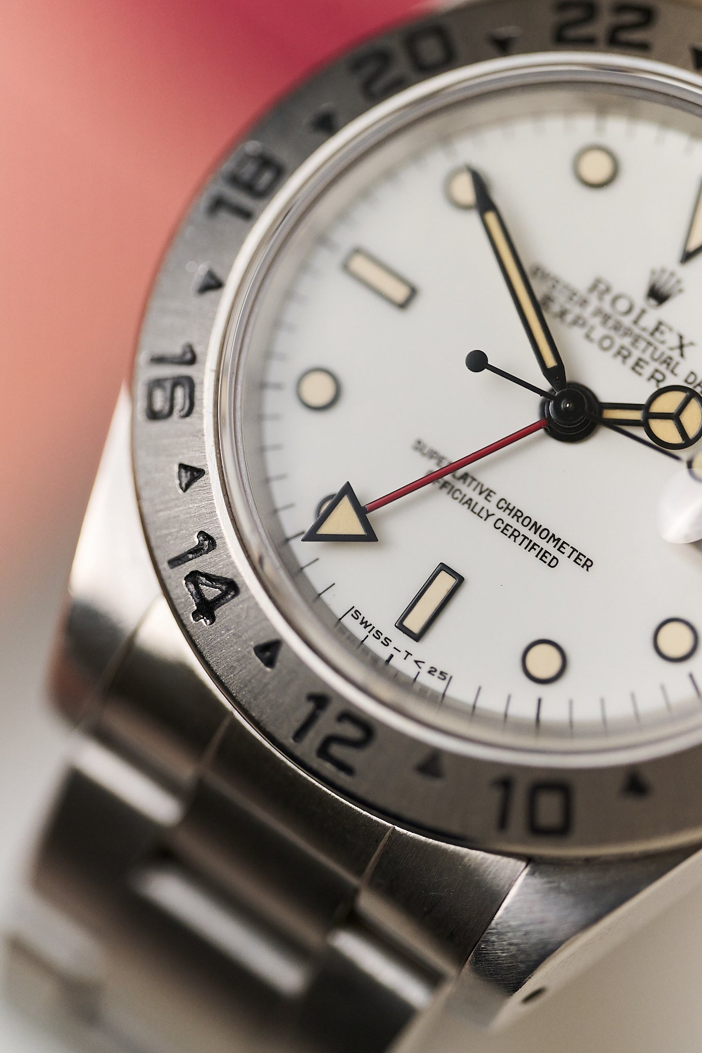 ROLEX EXPLORER II 16570 'CREAM CHICCHI DI MAIS'