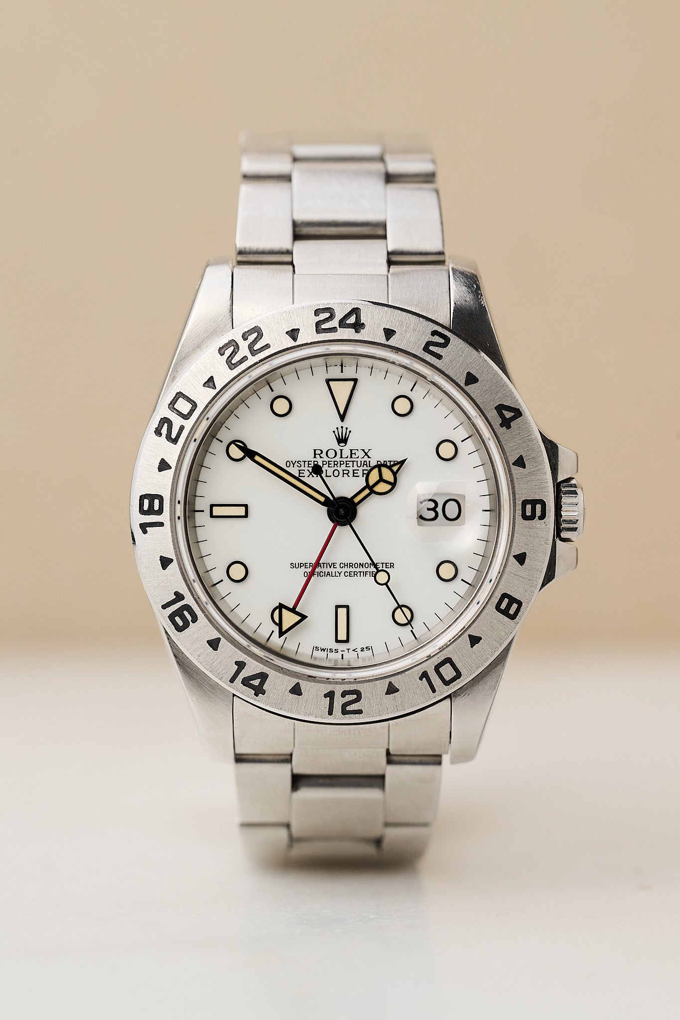 ROLEX EXPLORER II 16570 'CREAM CHICCHI DI MAIS'