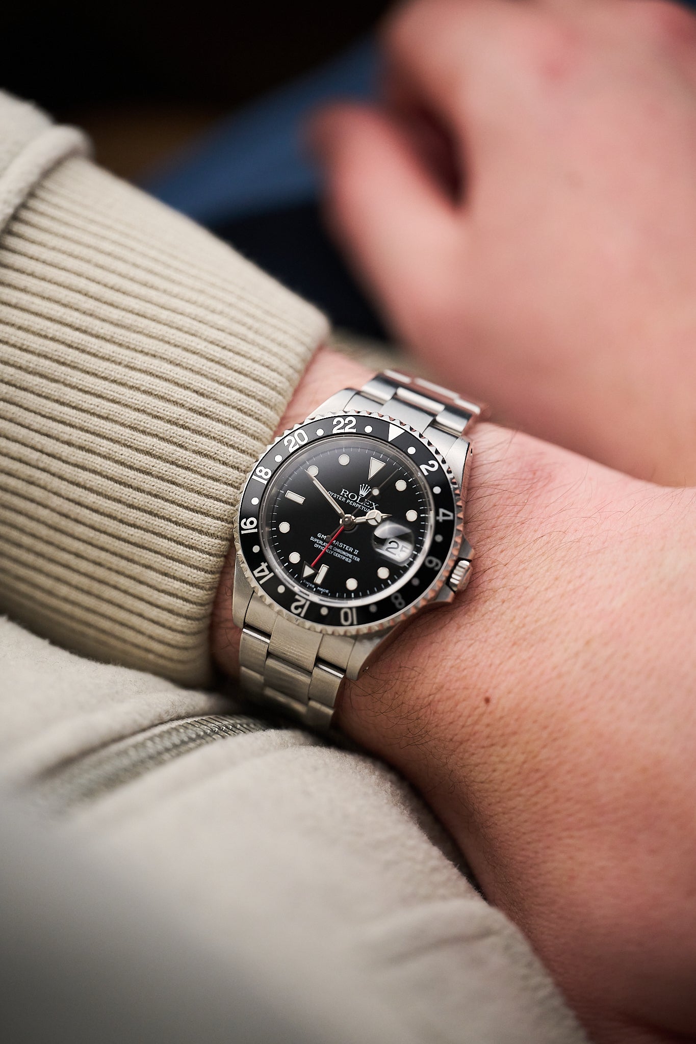 ROLEX GMT MASTER II 16710 'BLACK' FULL SET