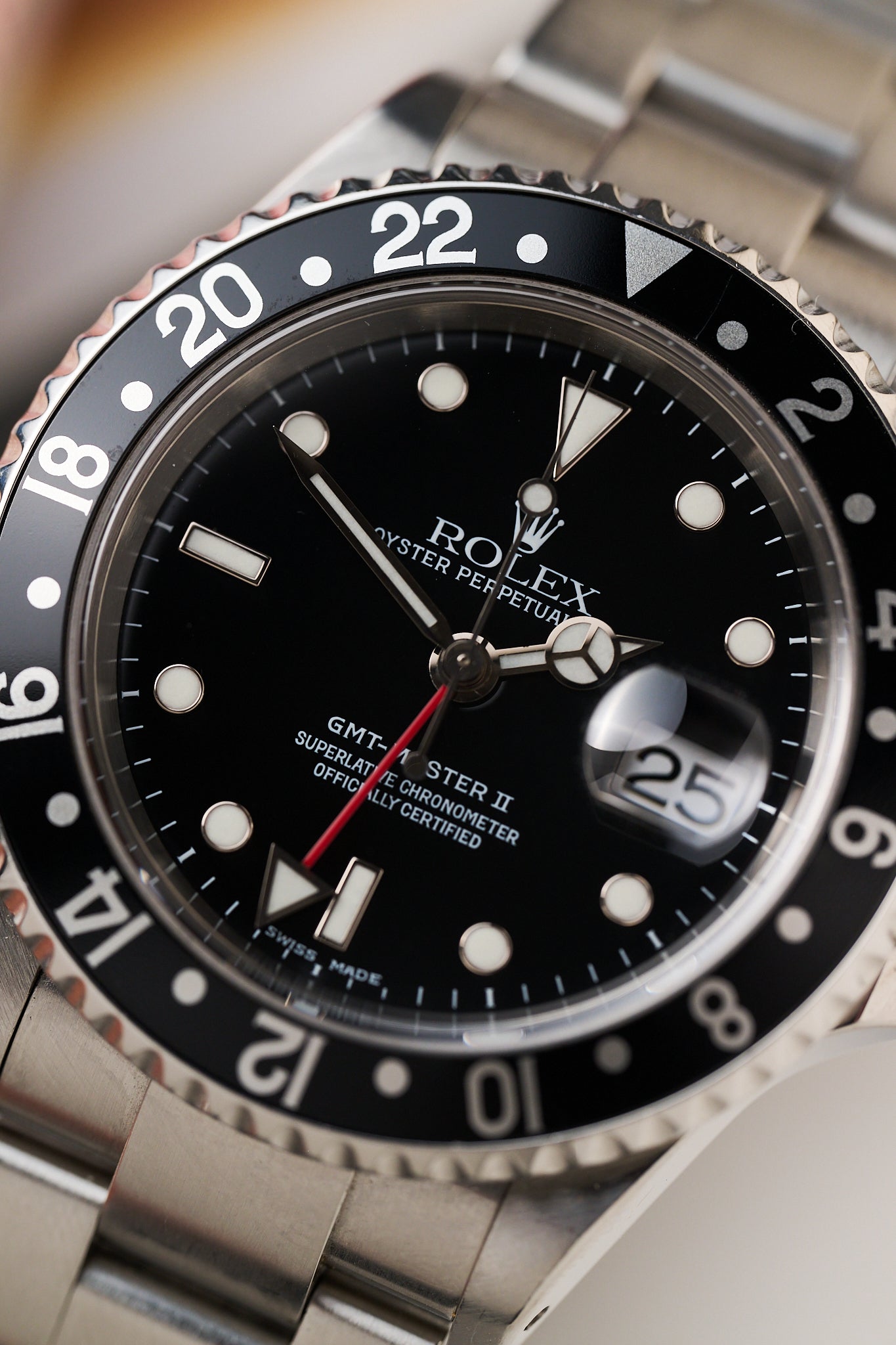 ROLEX GMT MASTER II 16710 'BLACK' FULL SET