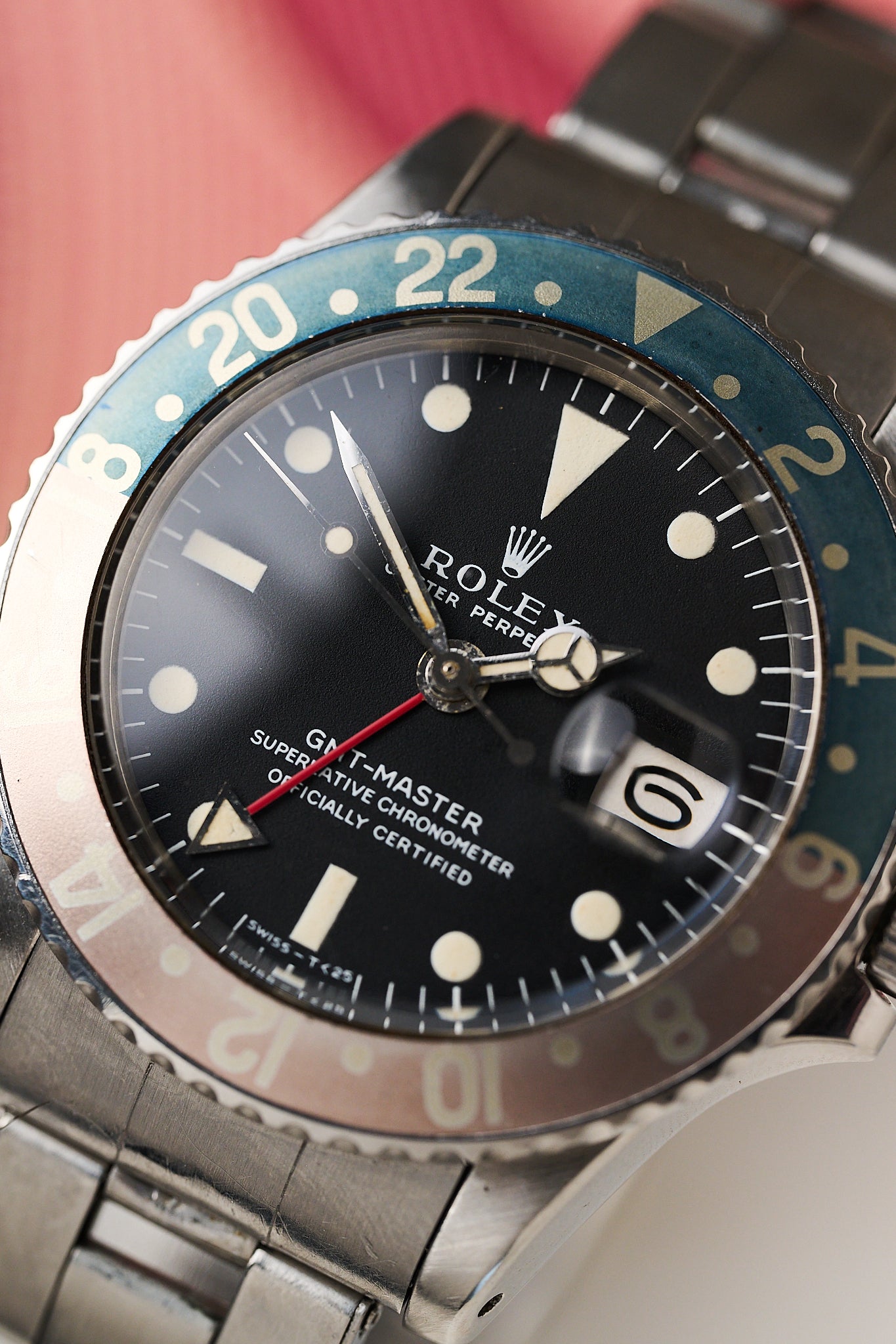 ROLEX GMT MASTER 1675 'LONG E' MK1