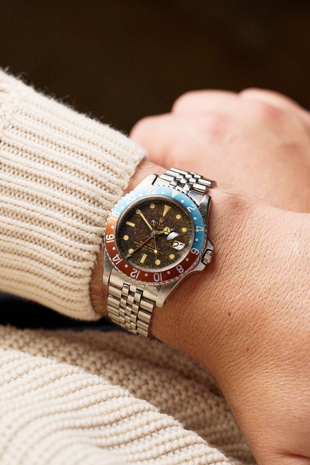 ROLEX GMT MASTER 1675 'TROPICAL GILT DIAL'