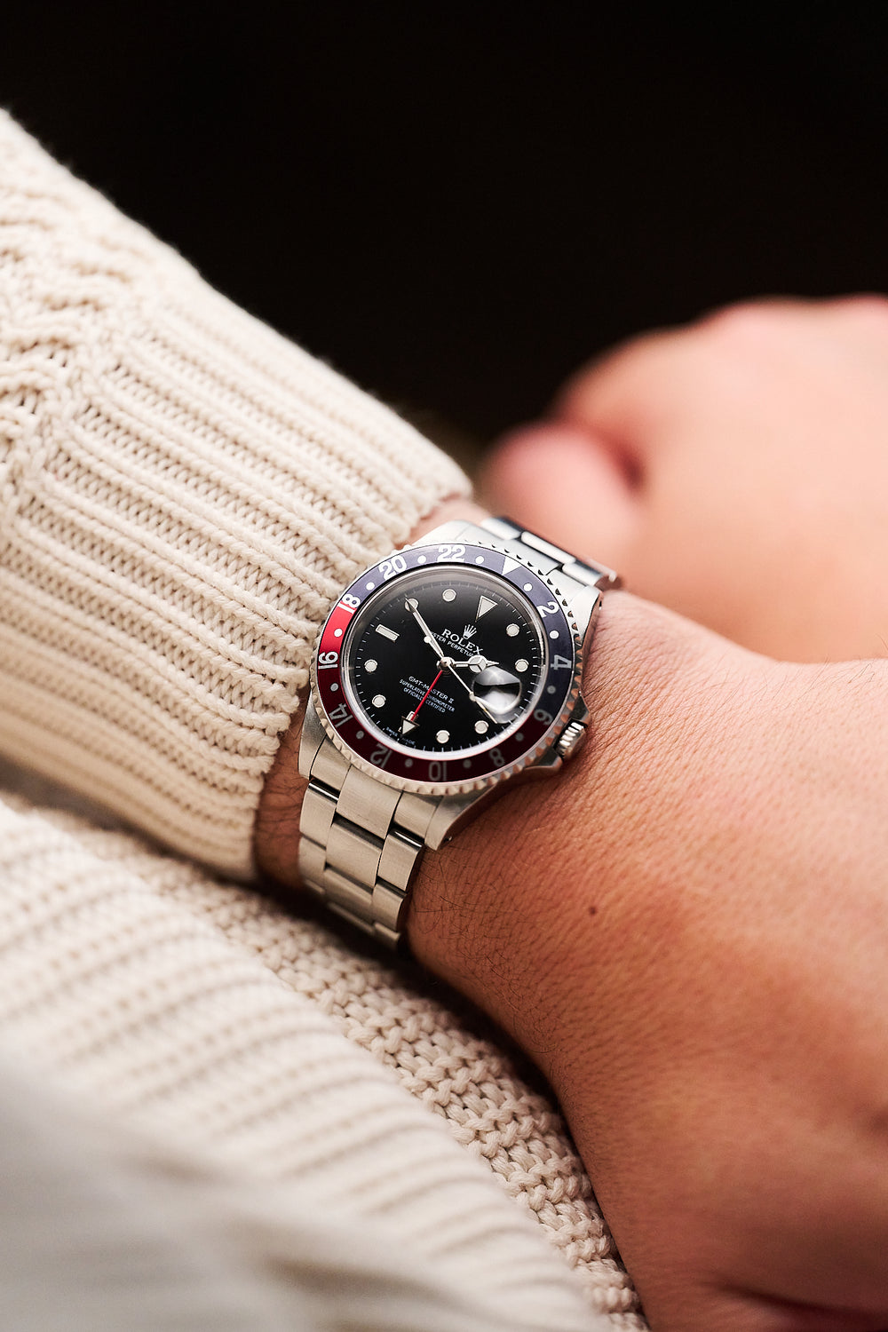 ROLEX GMT MASTER II 16710 'COKE' FULL SET