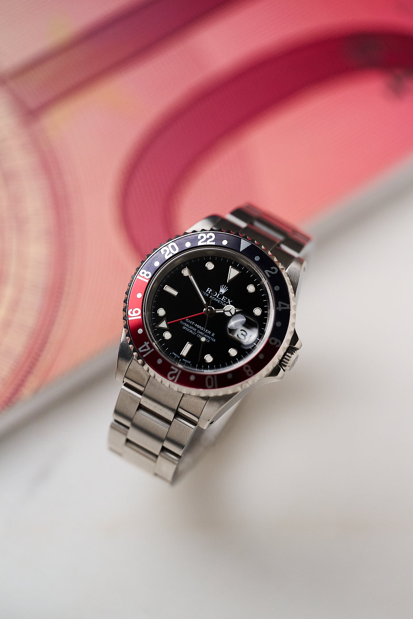 ROLEX GMT MASTER II 16710 'COKE' FULL SET