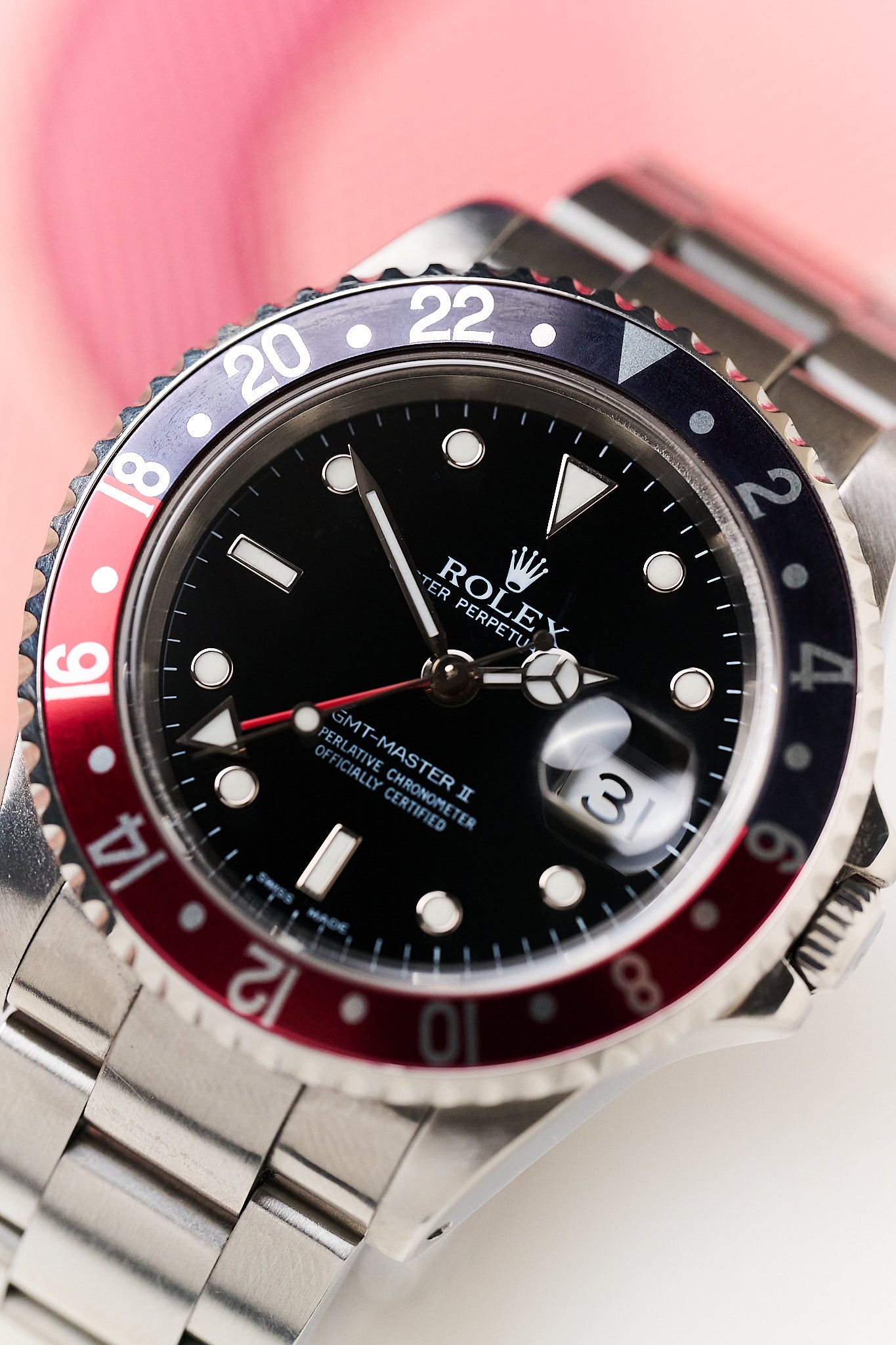 ROLEX GMT MASTER II 16710 'COKE' FULL SET