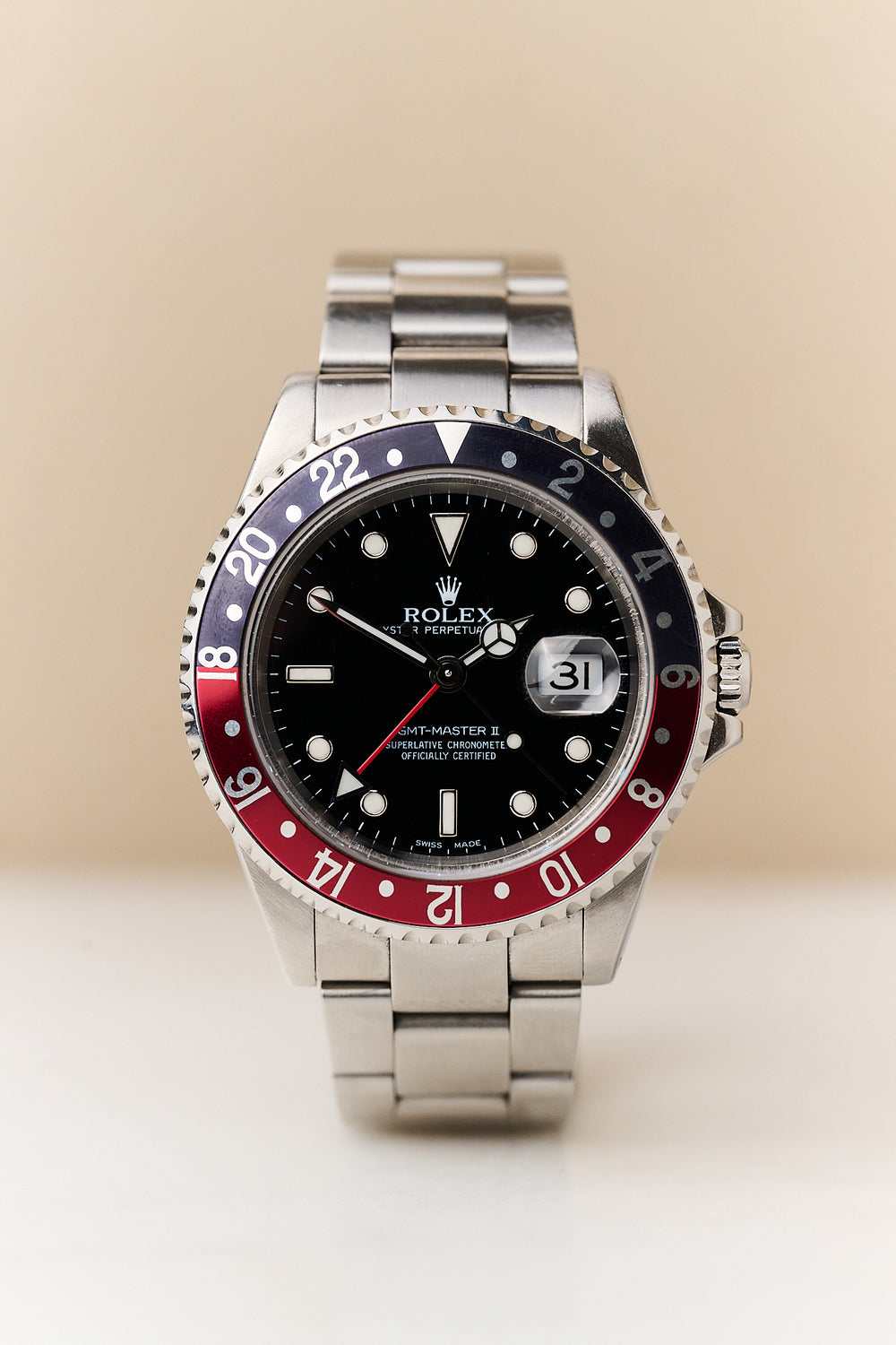 ROLEX GMT MASTER II 16710 'COKE' FULL SET