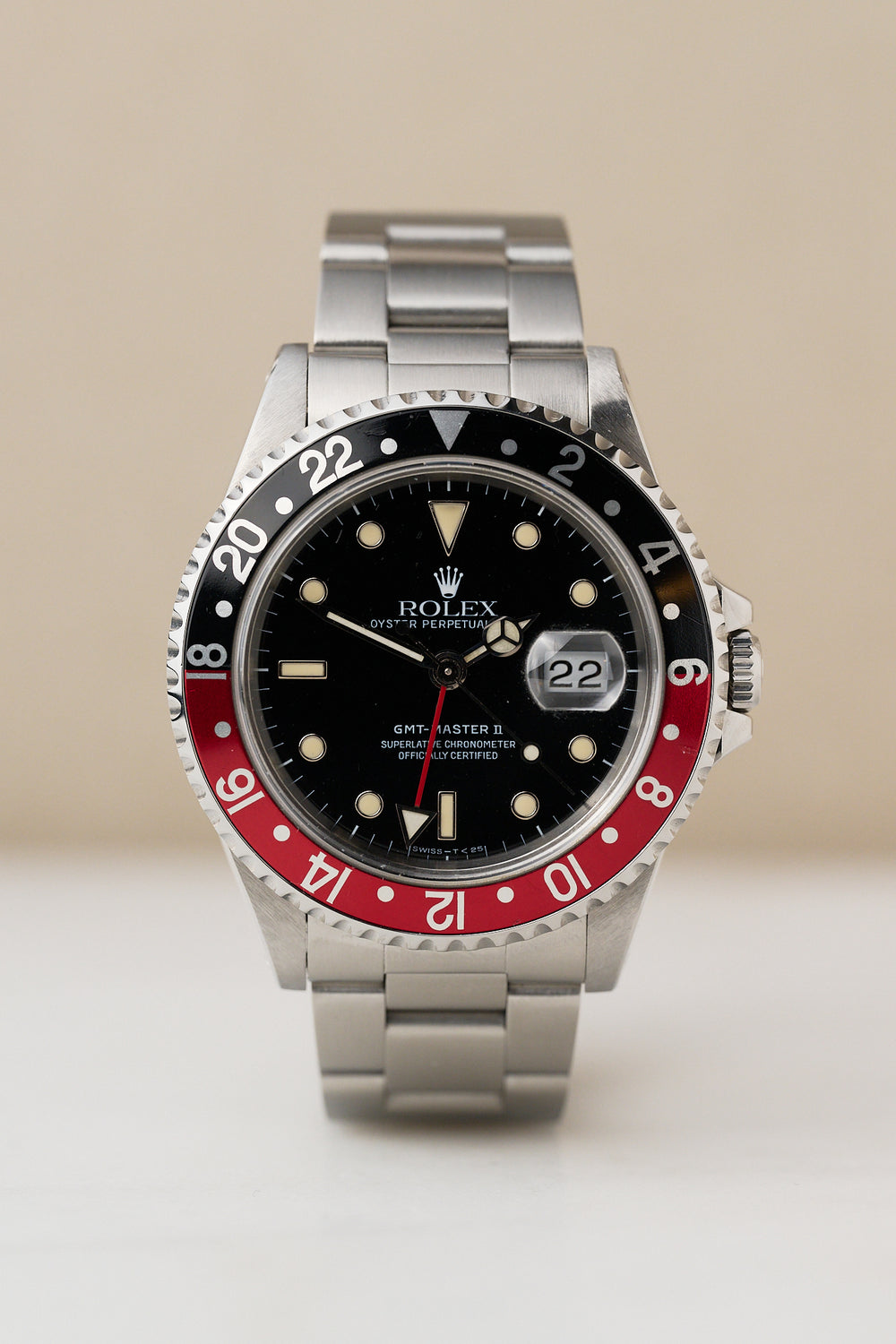 ROLEX GMT MASTER II 16710 'TRITIUM DIAL' COKE FULL SET