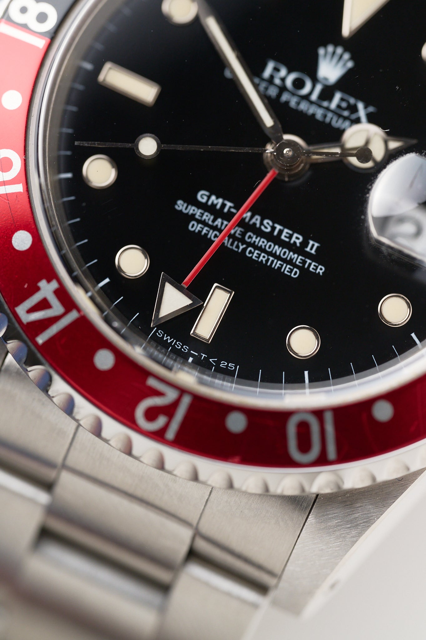 ROLEX GMT MASTER II 16710 'TRITIUM DIAL' COKE FULL SET