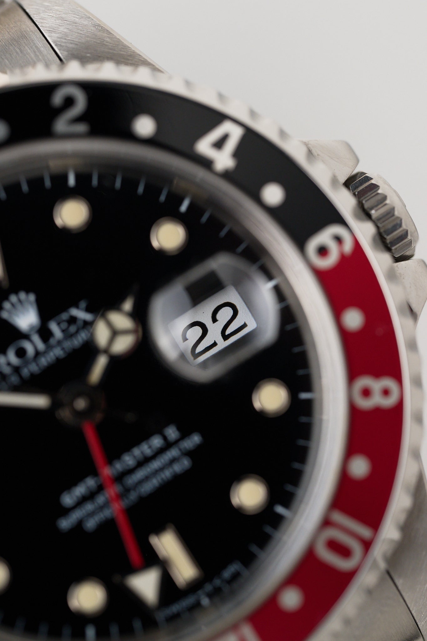 ROLEX GMT MASTER II 16710 'TRITIUM DIAL' COKE FULL SET