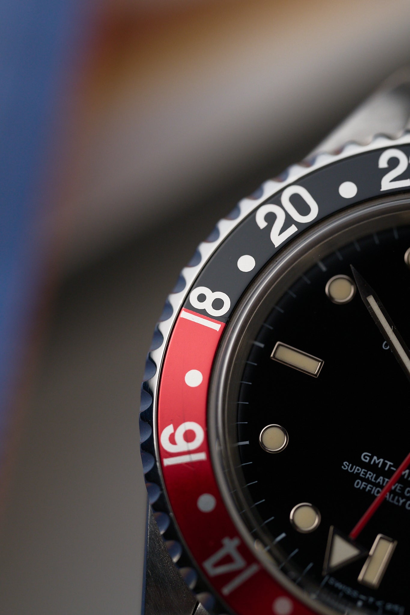 ROLEX GMT MASTER II 16710 'TRITIUM DIAL' COKE FULL SET