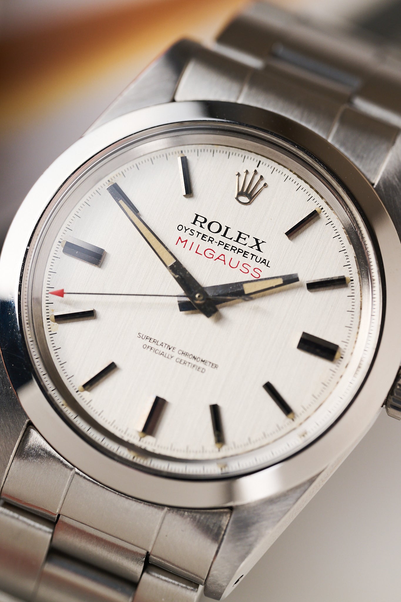 ROLEX MILGAUSS 1019 'SILVER DIAL'