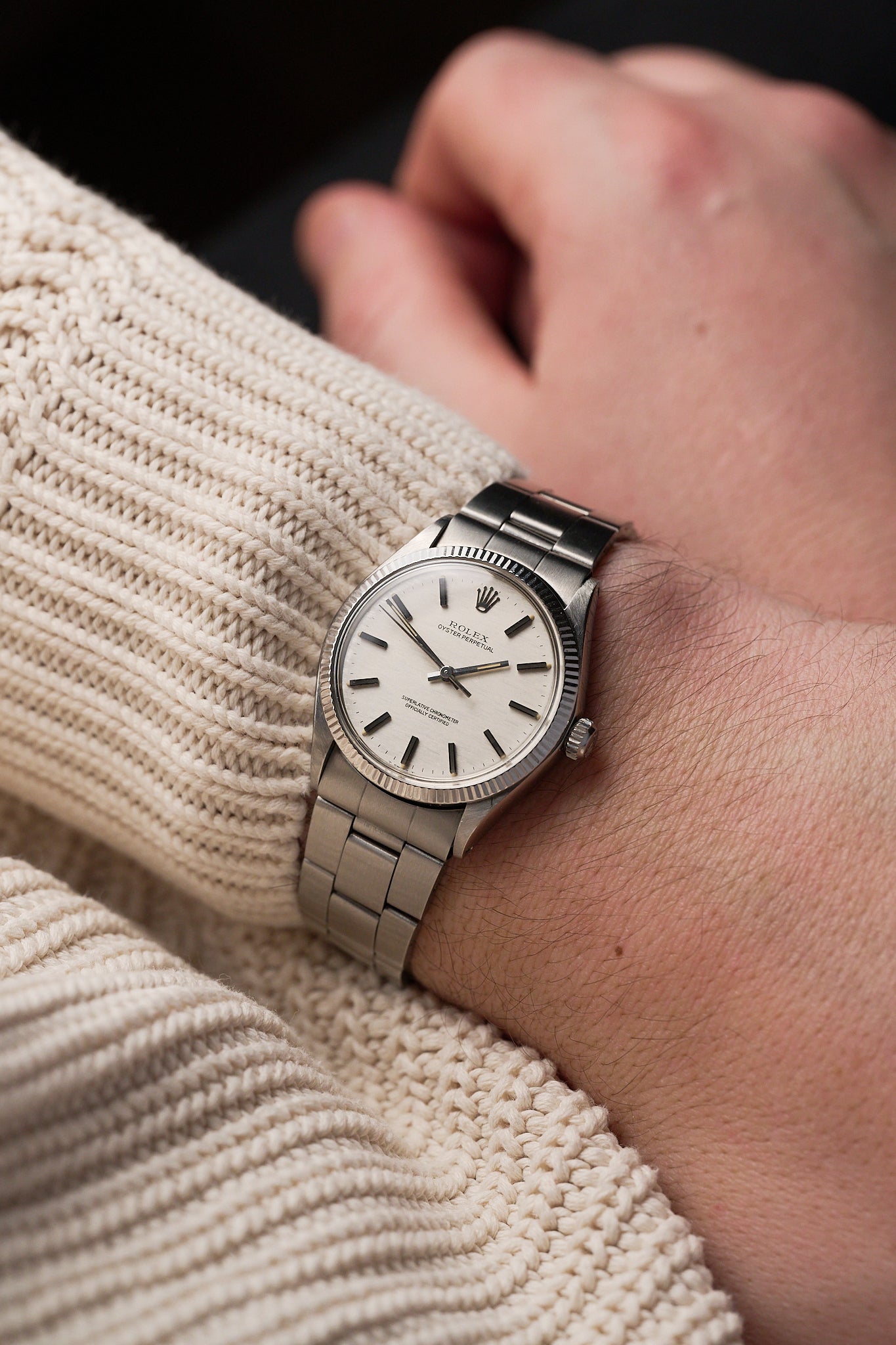 ROLEX OYSTER PERPETUAL 1005 'SHANTUNG DIAL'