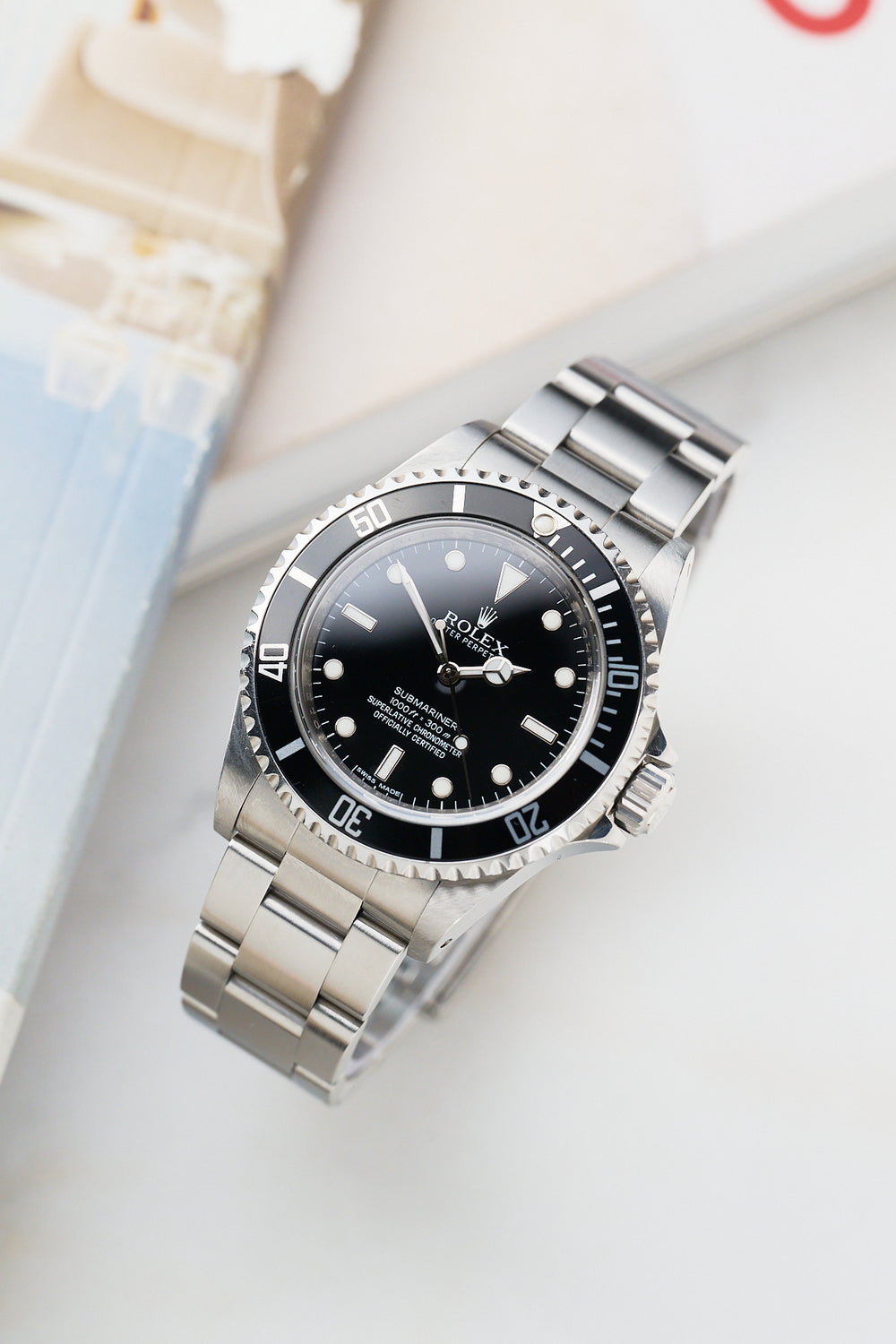 ROLEX SUBMARINER 14060M 'FOUR-LINER' FULL SET