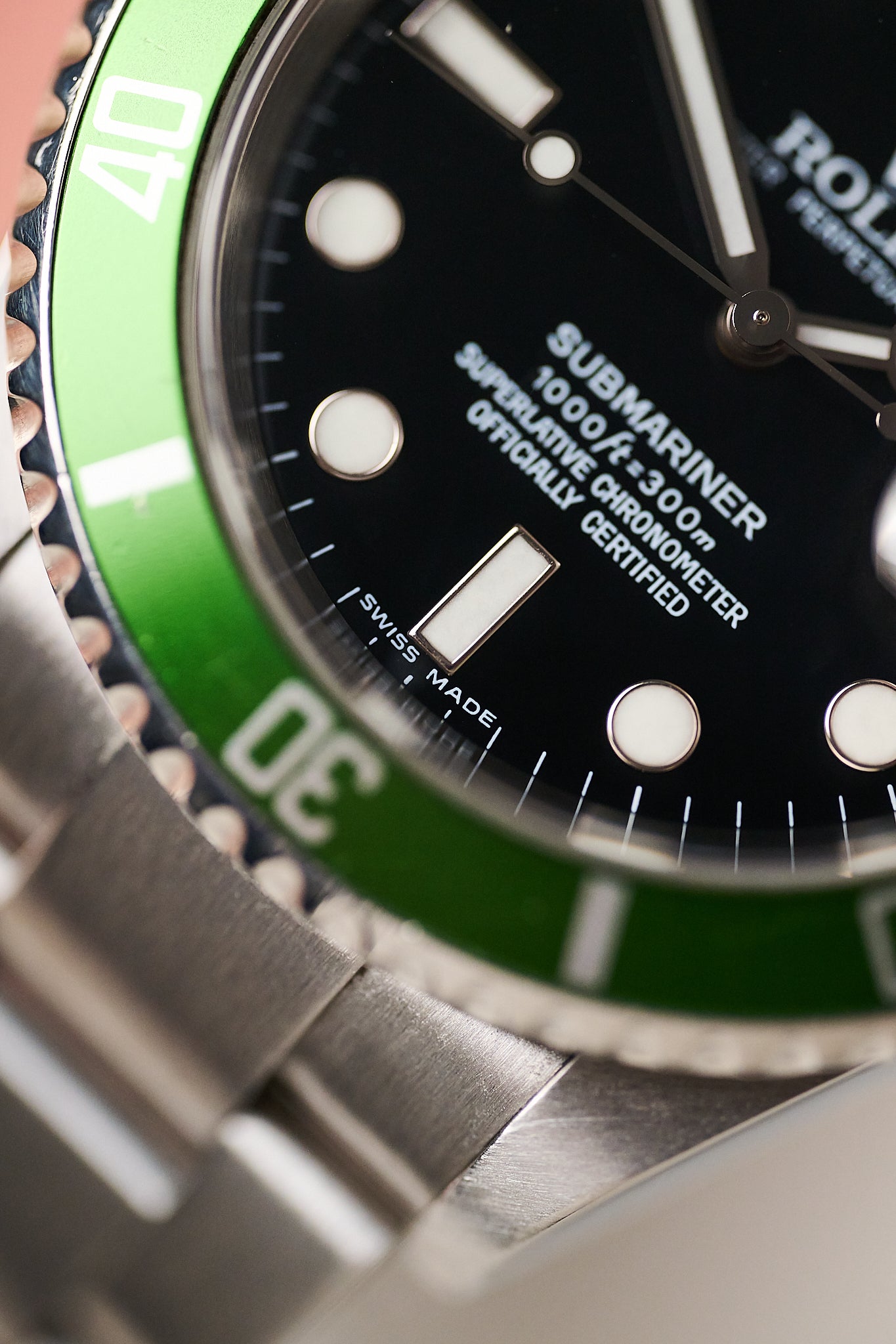 ROLEX SUBMARINER DATE 16610LV 'KERMIT' 'FULL SET'