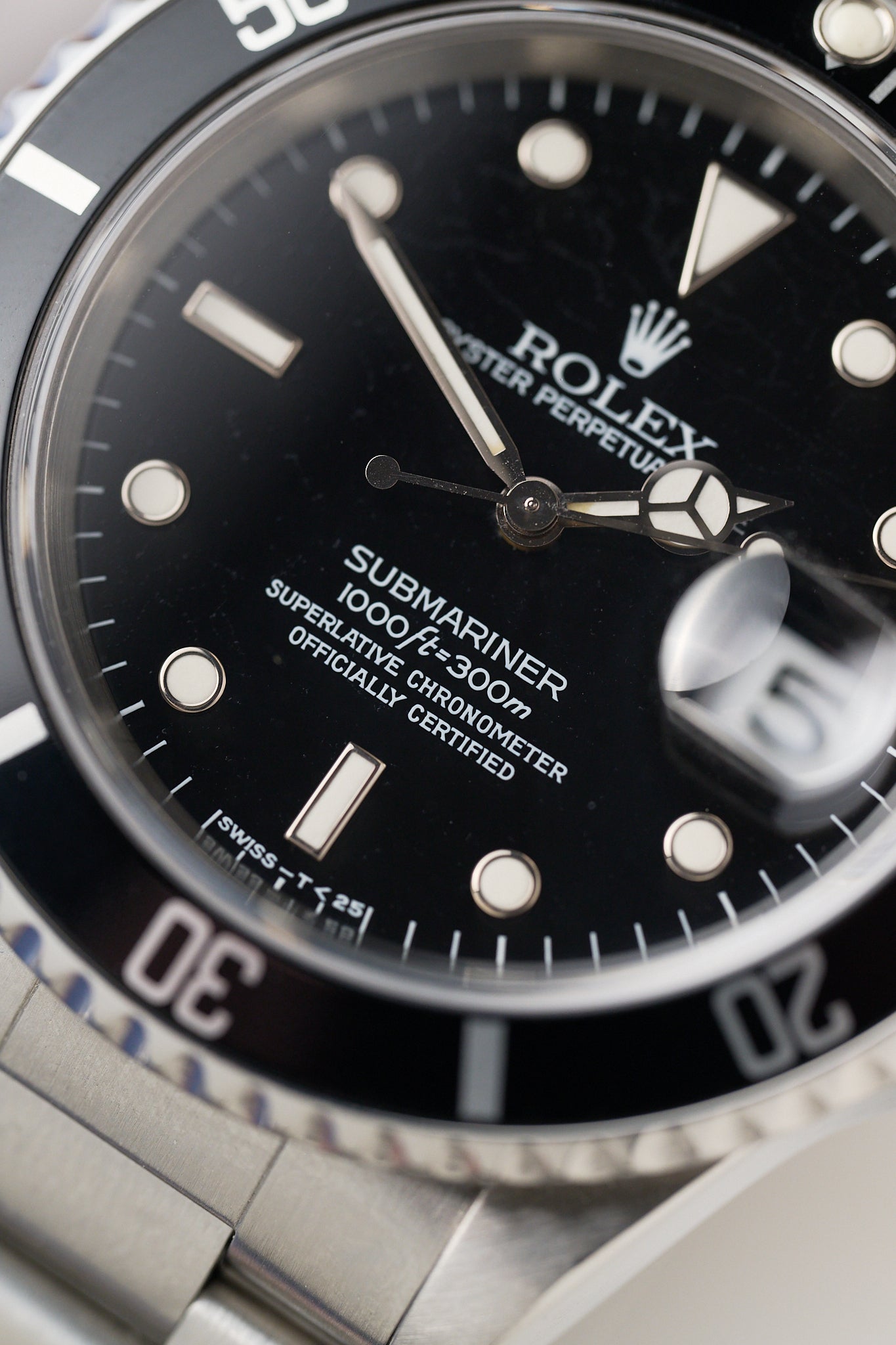 ROLEX SUBMARINER DATE 16610 TRITIUM 'FULL SET'