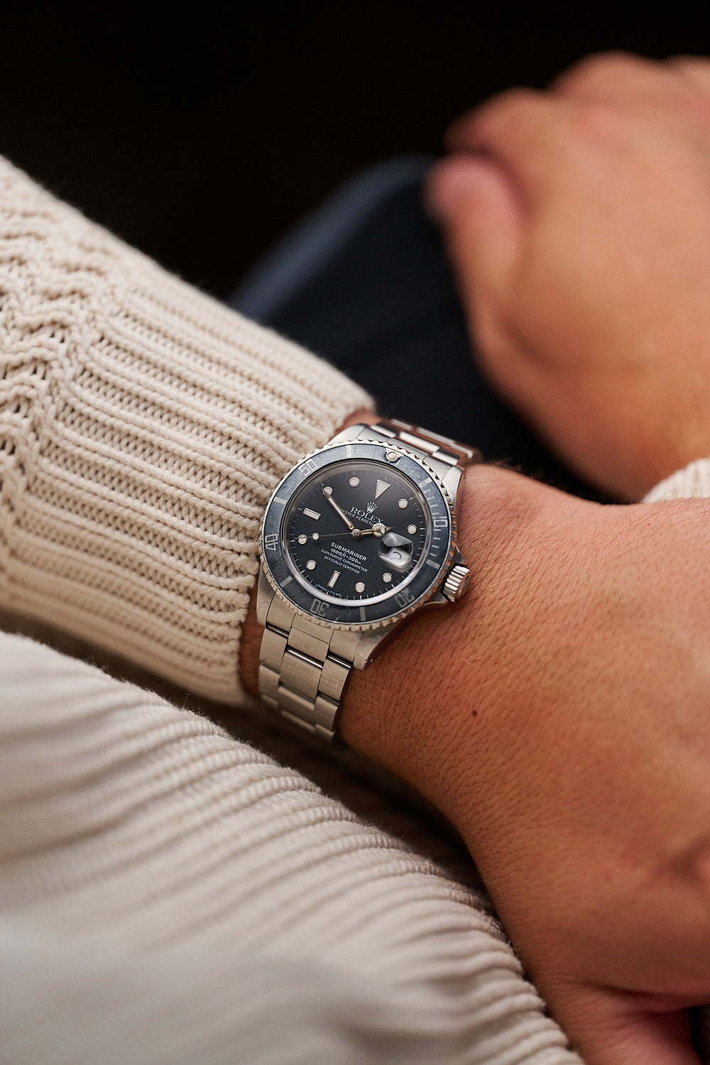 ROLEX SUBMARINER DATE 168000 'GHOST BEZEL'