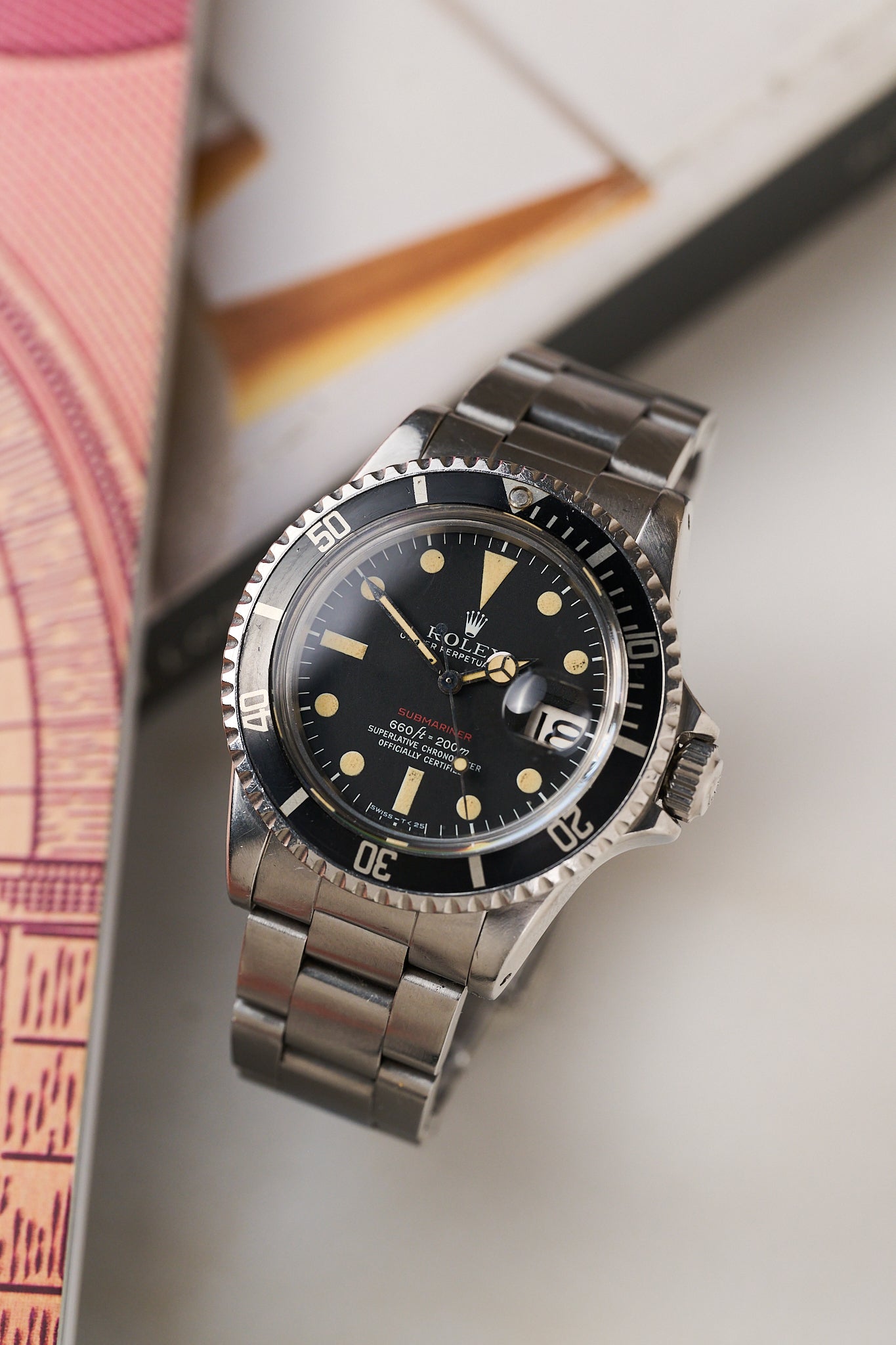 ROLEX SUBMARINER DATE 1680 'SINGLE RED' MKV