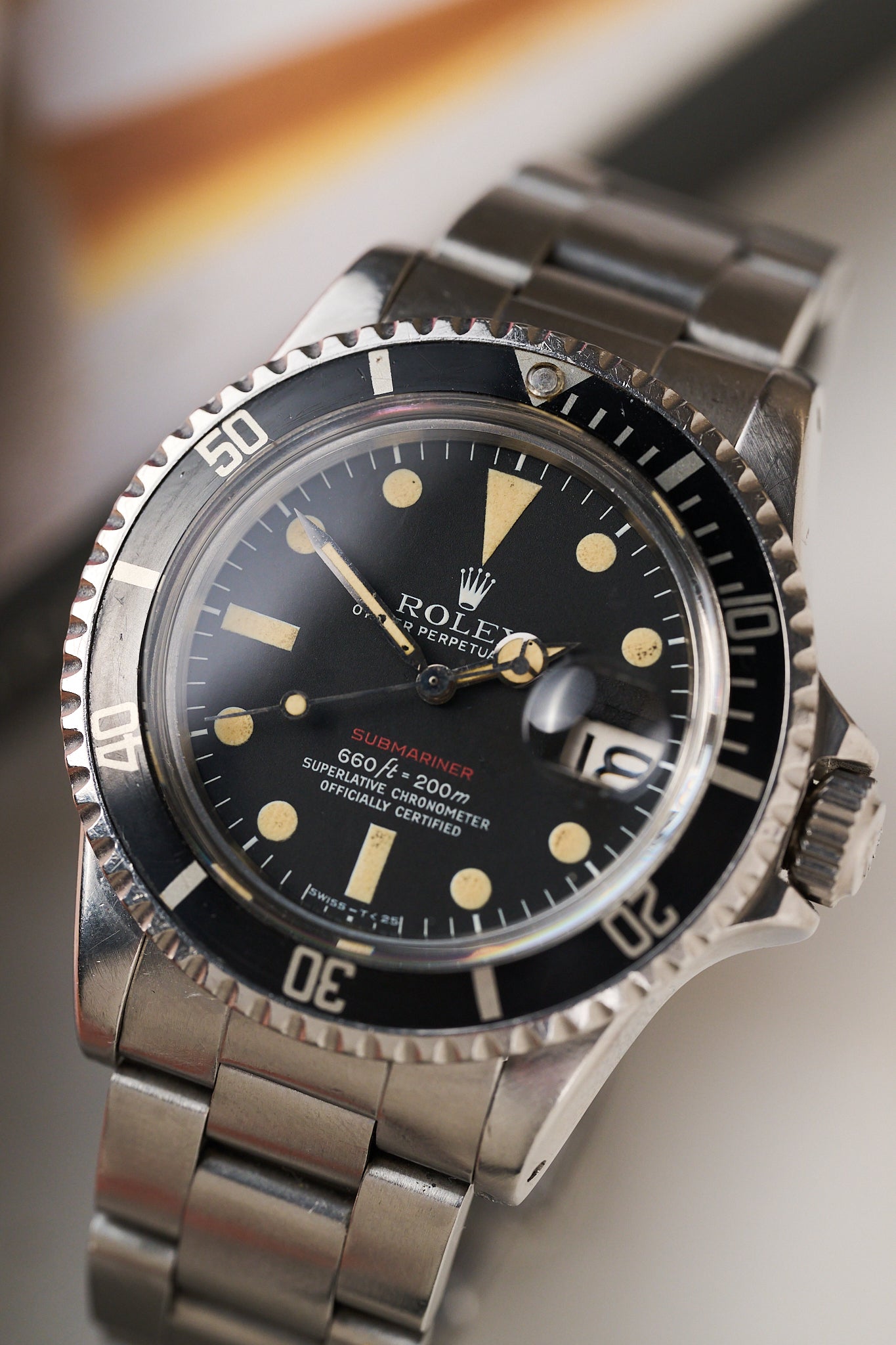 ROLEX SUBMARINER DATE 1680 'SINGLE RED' MKV