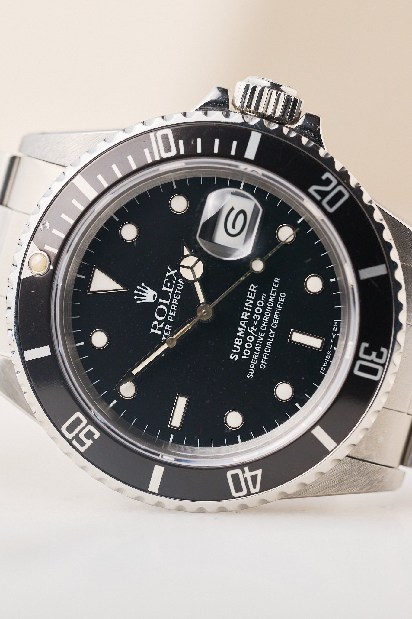 ROLEX SUBMARINER DATE 168000 FULL SET