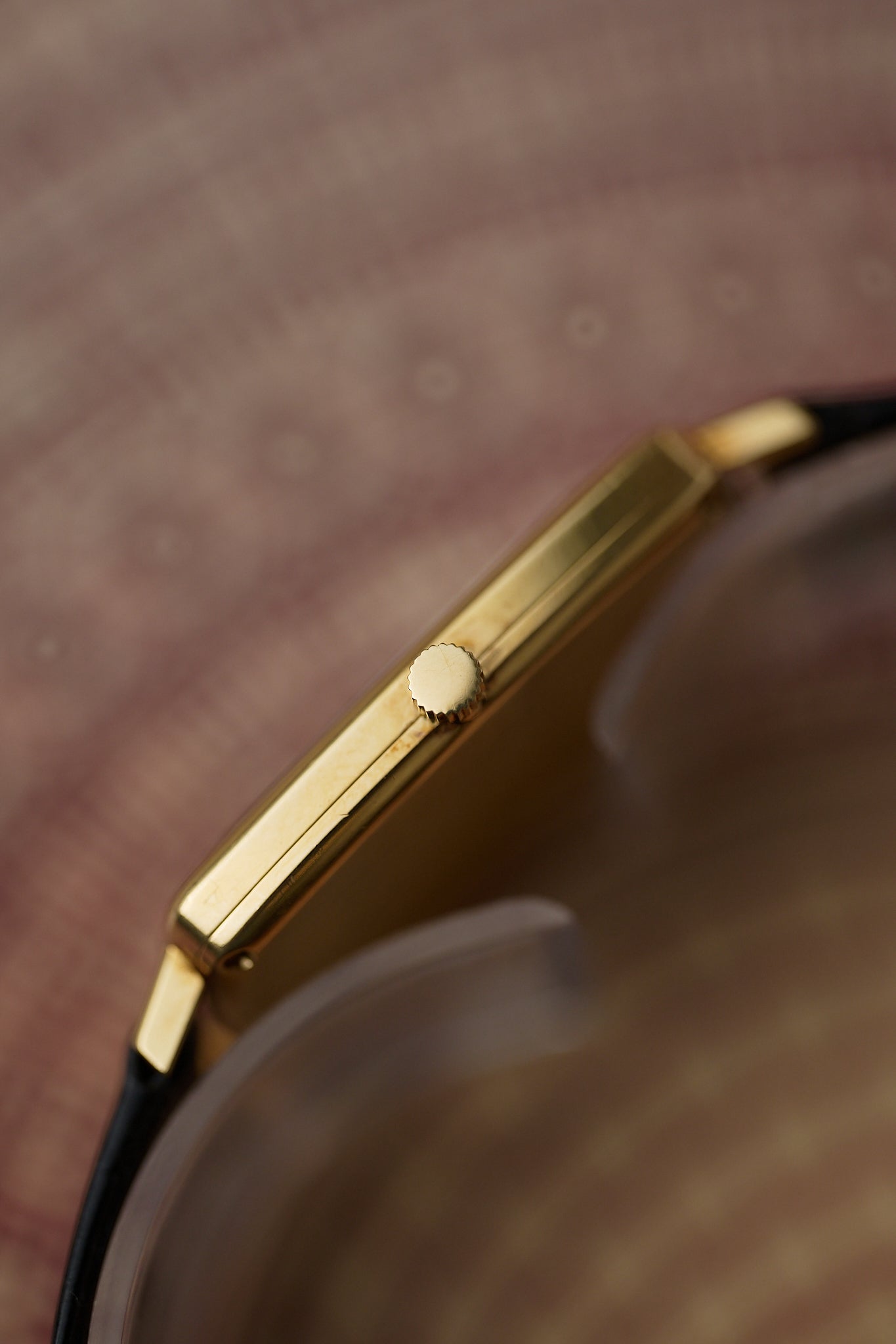 VACHERON CONSTANTIN 18K YELLOW GOLD 'ONYX DIAL' FULL SET