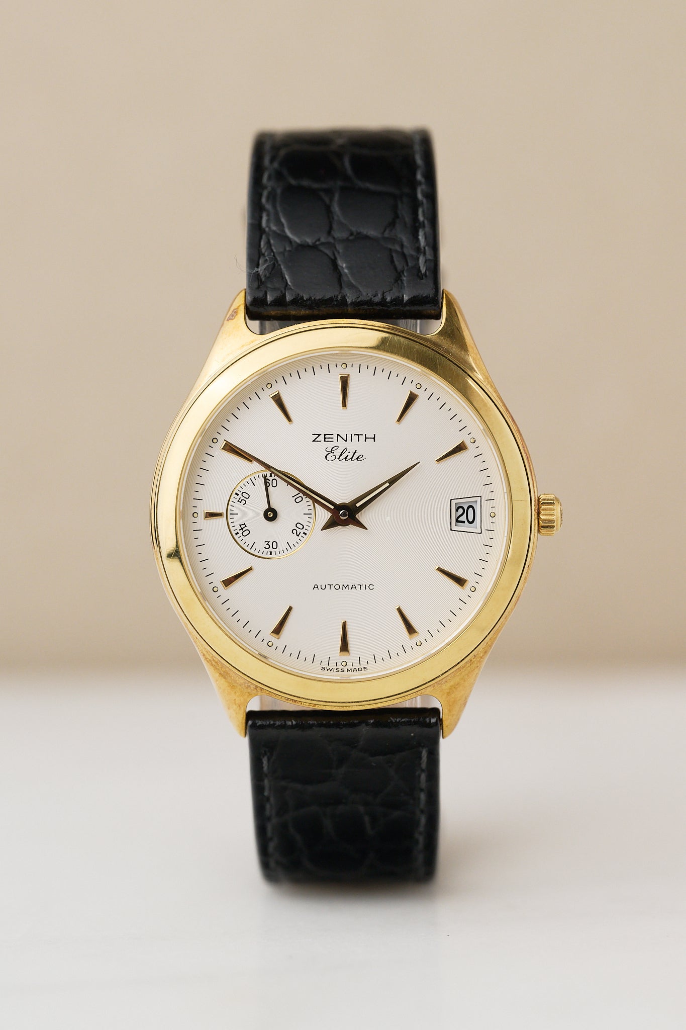 ZENITH ELITE AUTOMATIC 18K YELLOW GOLD 'FULL SET'