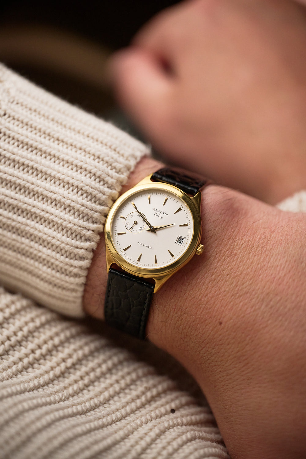 ZENITH ELITE AUTOMATIC 18K YELLOW GOLD 'FULL SET'