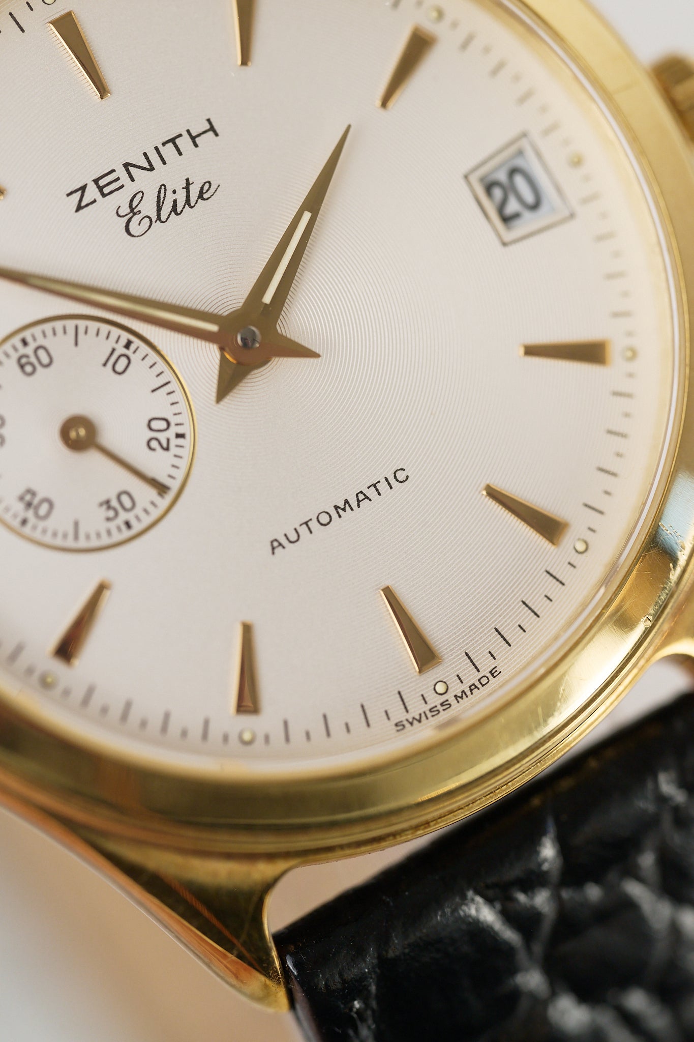 ZENITH ELITE AUTOMATIC 18K YELLOW GOLD 'FULL SET'