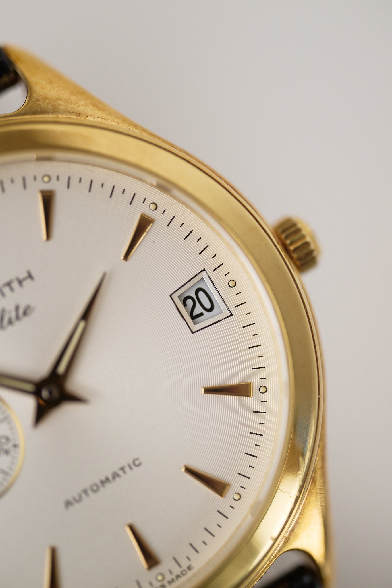 ZENITH ELITE AUTOMATIC 18K YELLOW GOLD 'FULL SET'
