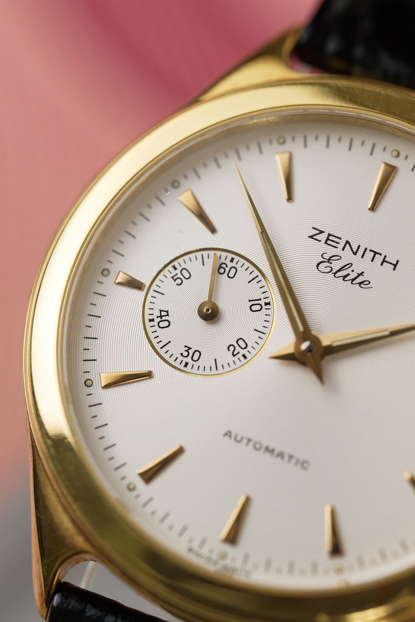 ZENITH ELITE AUTOMATIC 18K YELLOW GOLD 'FULL SET'