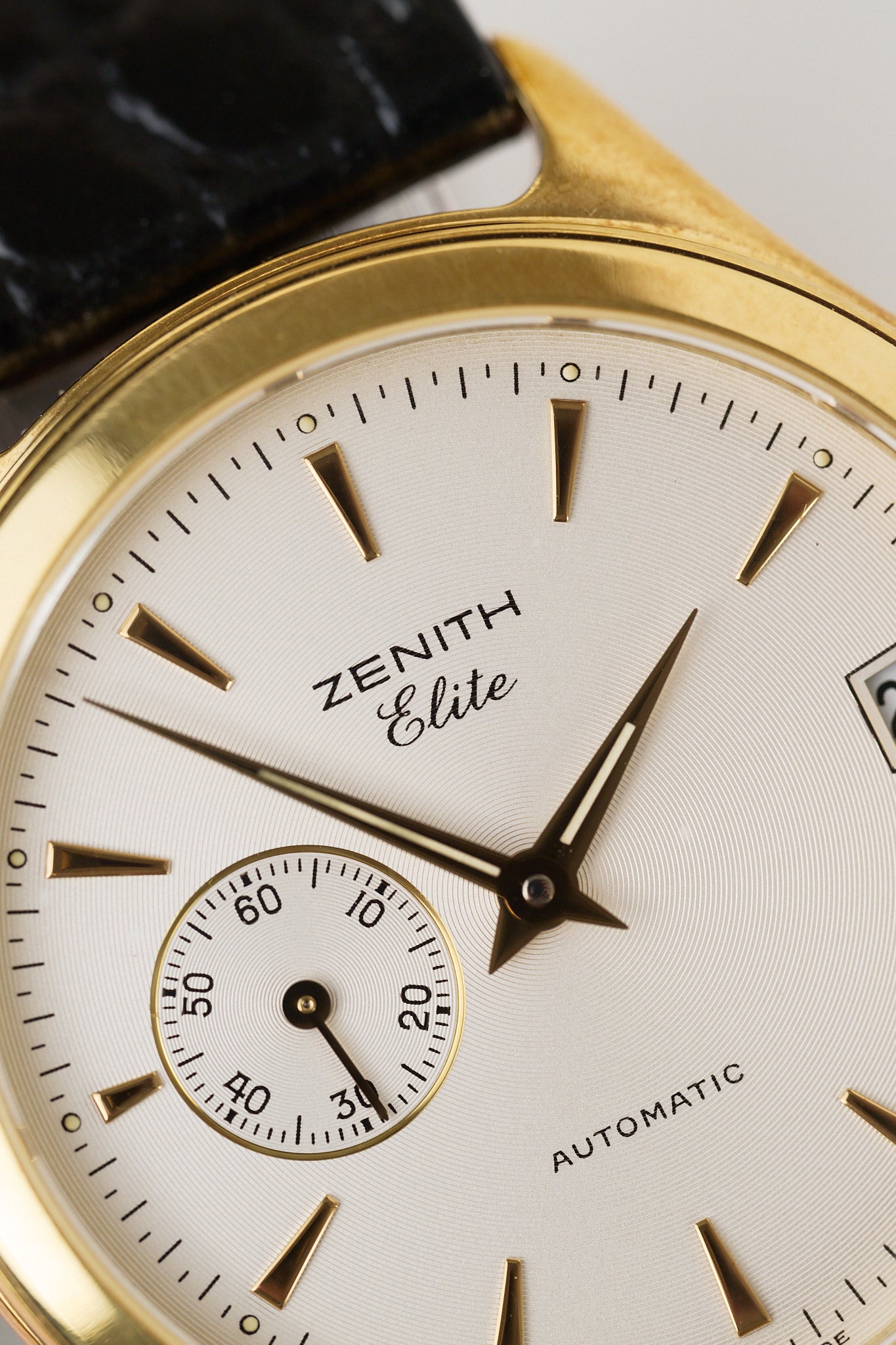 ZENITH ELITE AUTOMATIC 18K YELLOW GOLD 'FULL SET'
