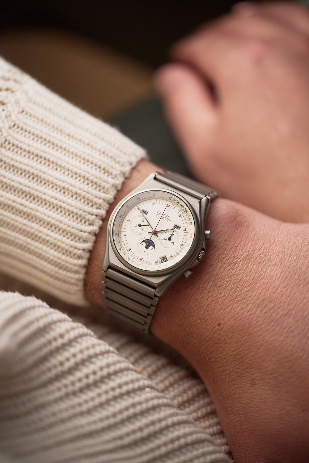 ZENITH 'PORT ROYAL' TRIPLE CALENDAR CHRONOGRAPH FULL SET