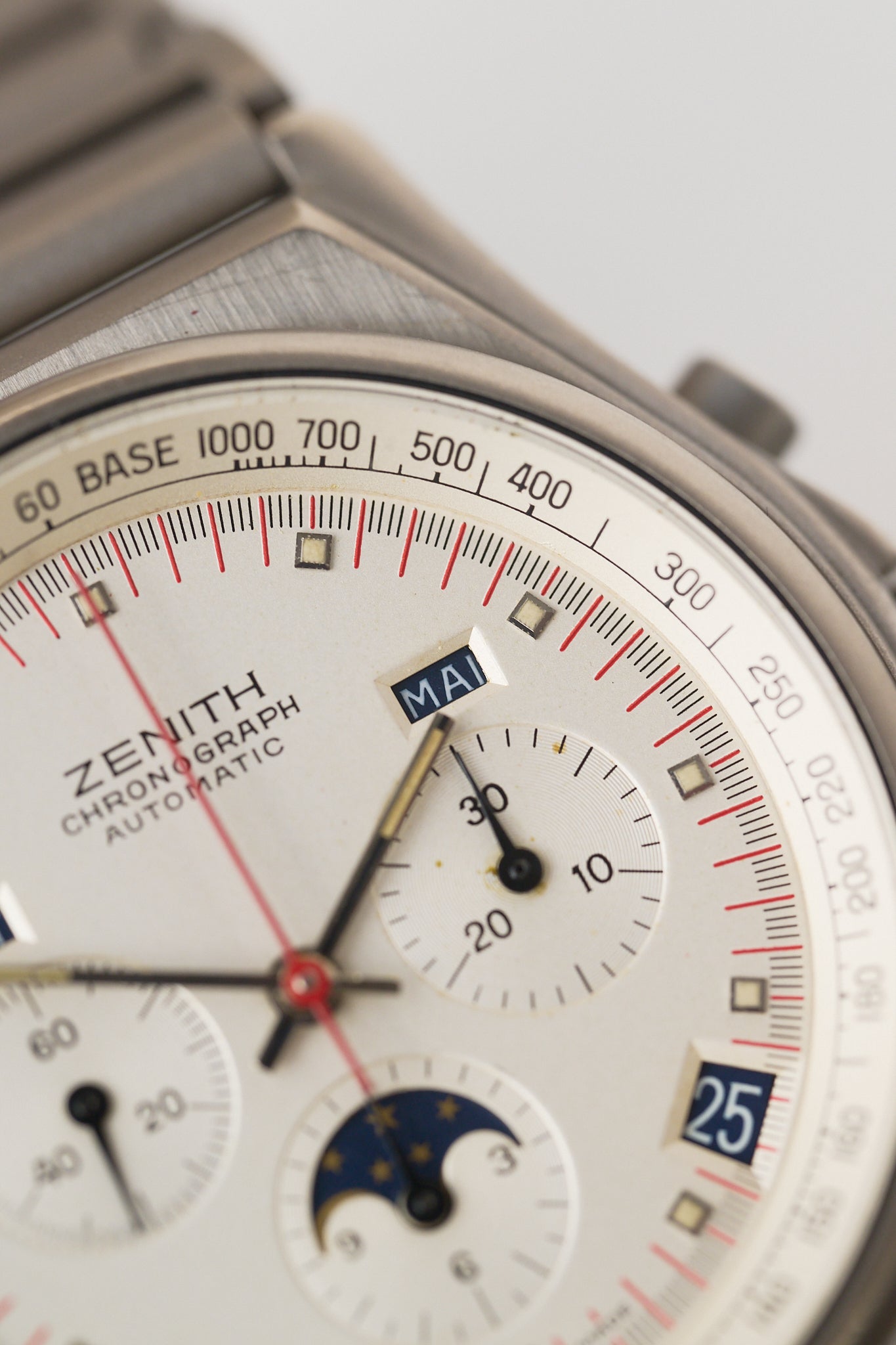 ZENITH 'PORT ROYAL' TRIPLE CALENDAR CHRONOGRAPH FULL SET